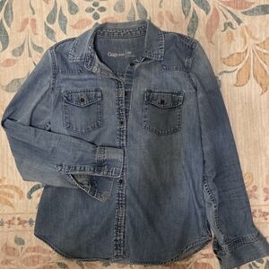 Gap Denim Button-Up Shirt